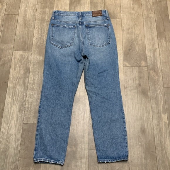 Womens Madewell Classic Straight High Rise‎ Denim Jeans - Picture 2 of 7